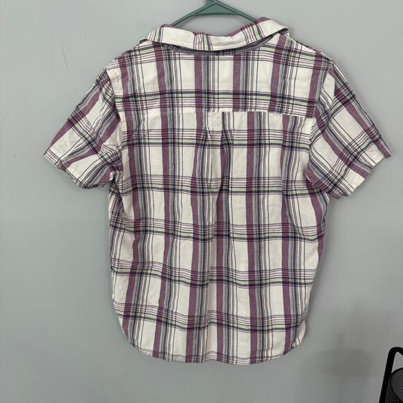 Vintage Ely Country Charmers Western Plaid Button Down Shirt Women's Size Large - Picture 5 of 5